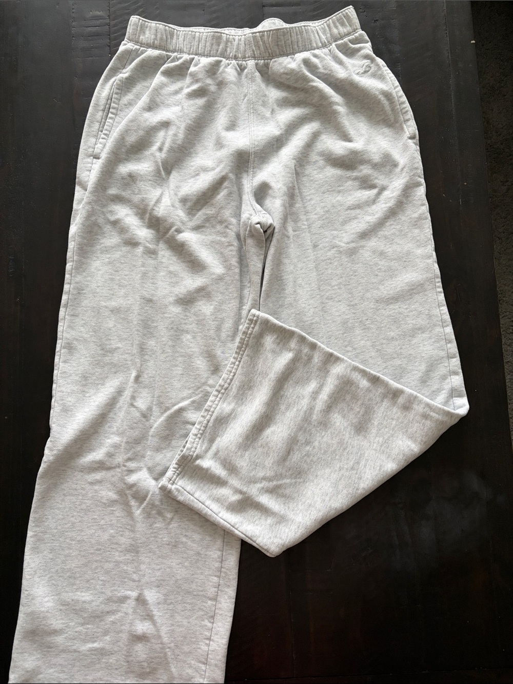 Hollister Light Gray Ultra High-Rise Sweatpants